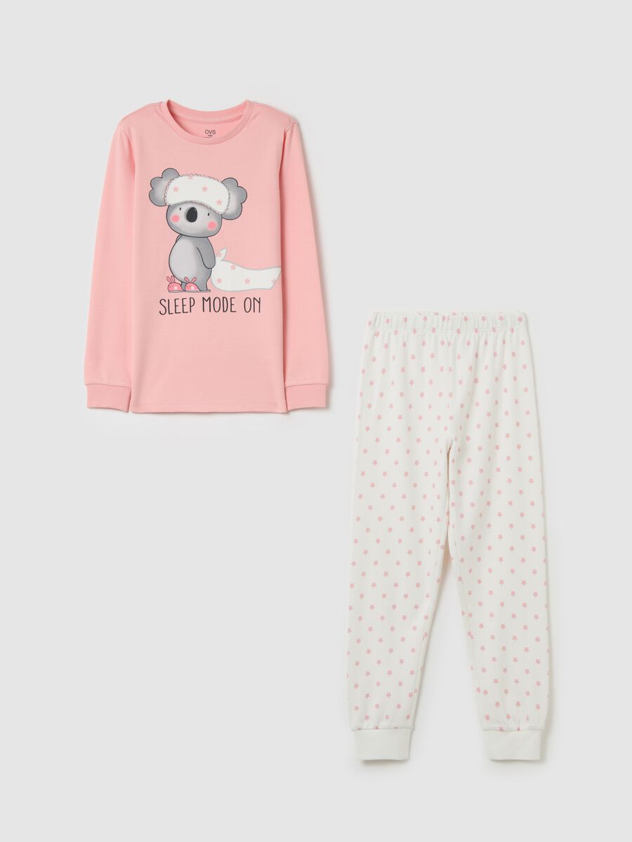 "SLEEP MODE ON” pyjamas in organic cotton_0