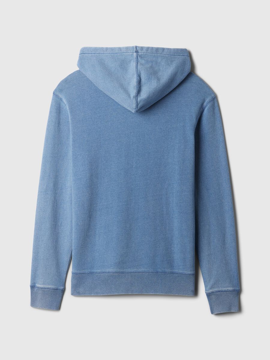 Full-zip sweatshirt with Athletics logo print_3