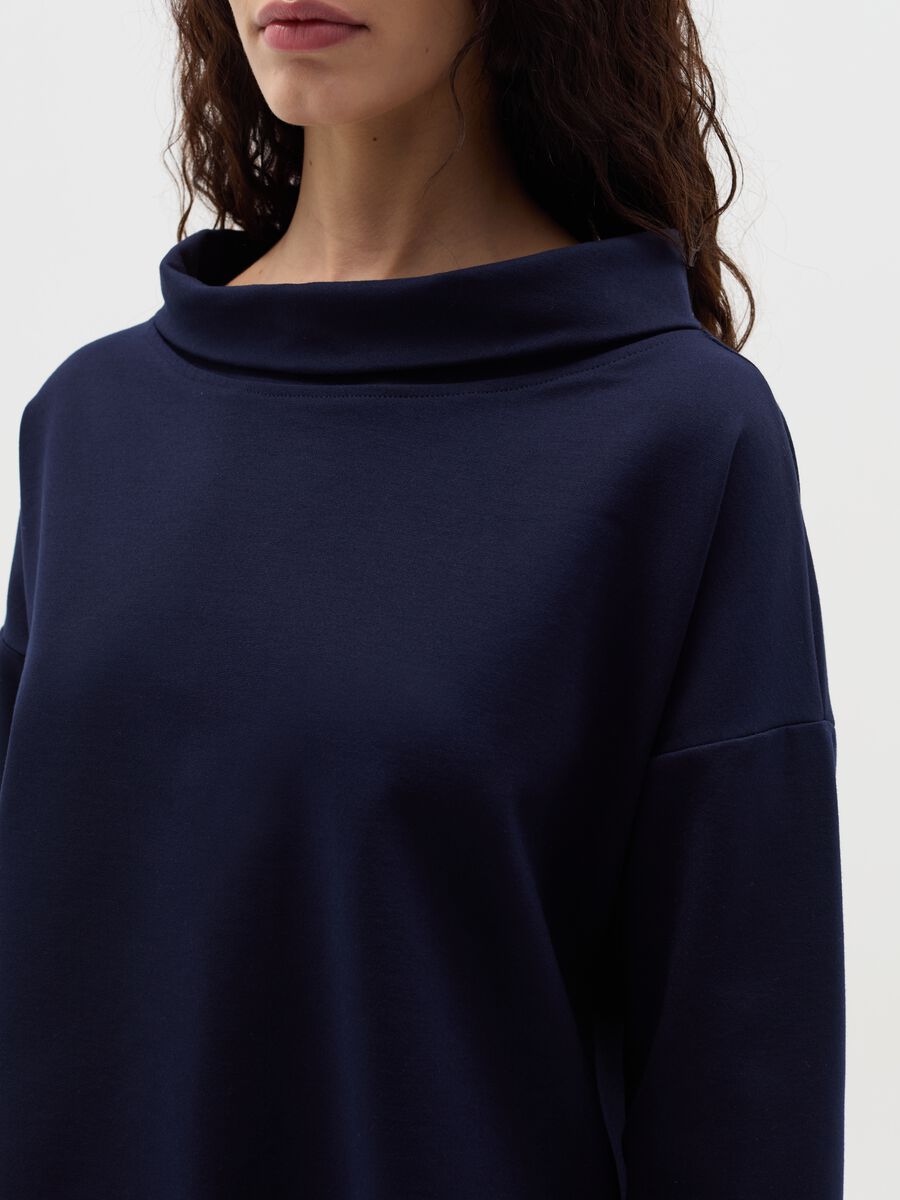 Blouse with cowl neck_2