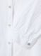 Camicia bianca traforata in puro cotone con collo coreano regular fit_5