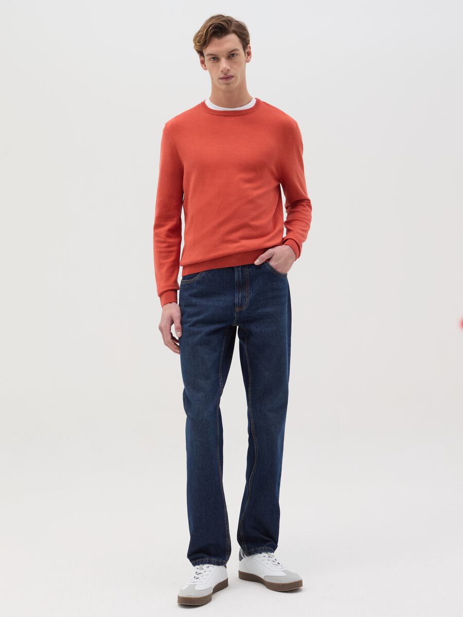 Round neck pullover_1