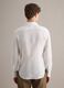 White pure linen long-sleeve slim fit shirt_3