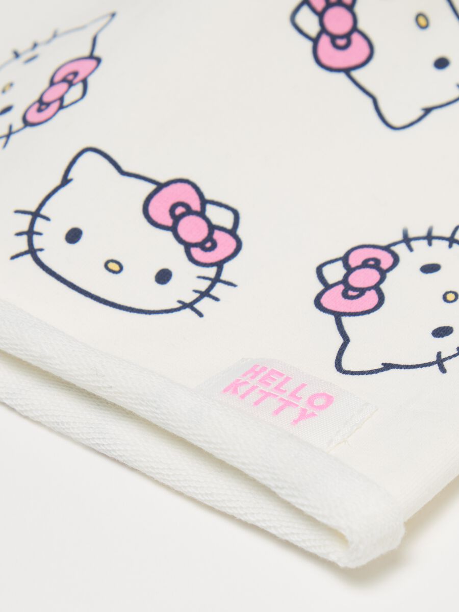 French terry hat with Hello Kitty print_1