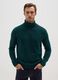 Green Turtleneck Sweater in Acrylic_0