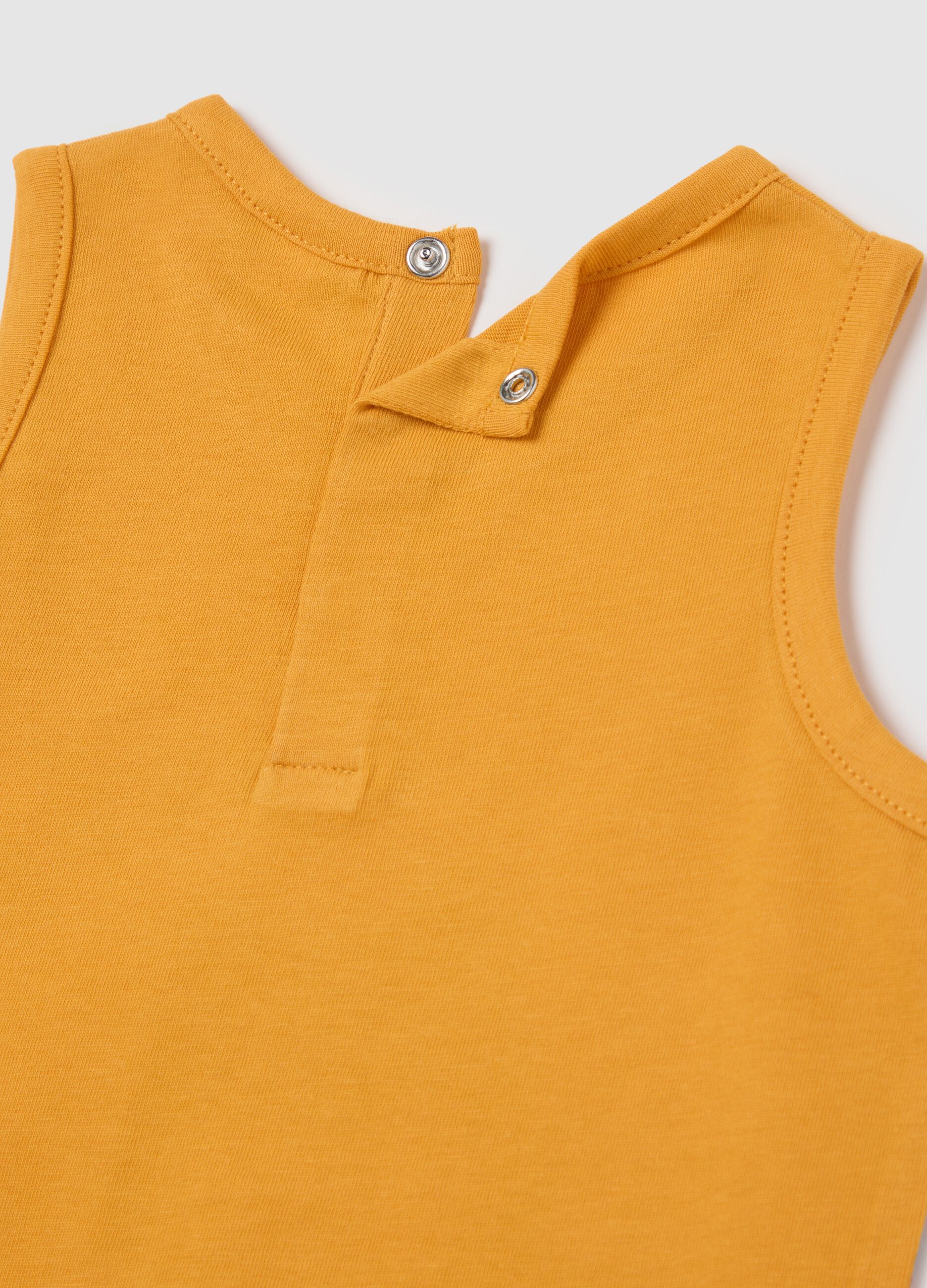 Fagottino Orange Tiger Print Tank Top
