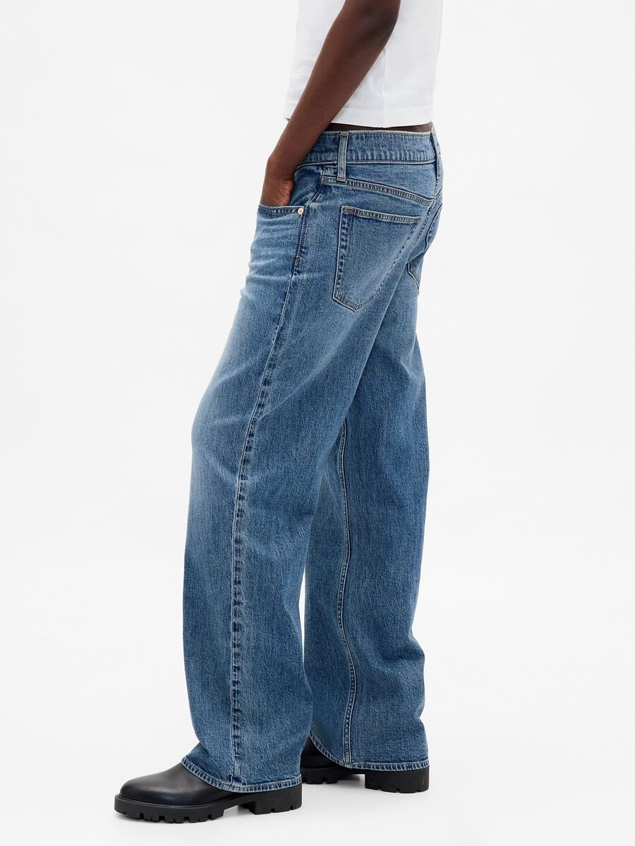 Wide-leg stretch denim jeans_3