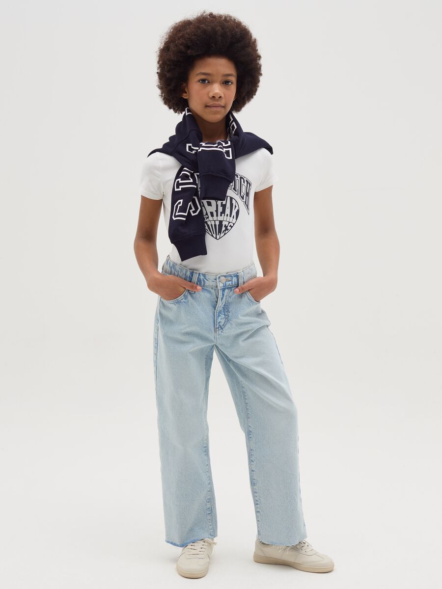 Culotte jeans with five pockets_1