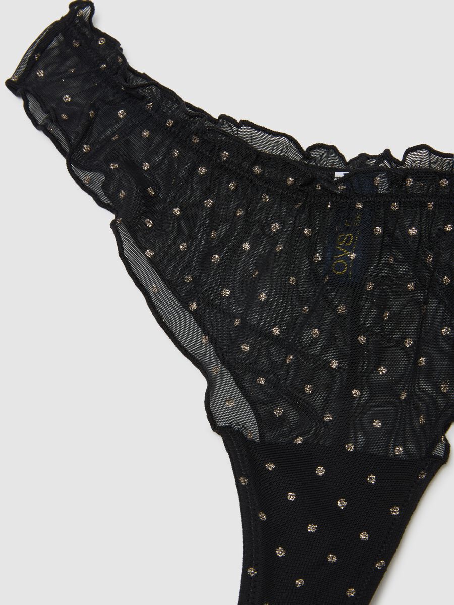 Black polka dot Brazilian briefs_5