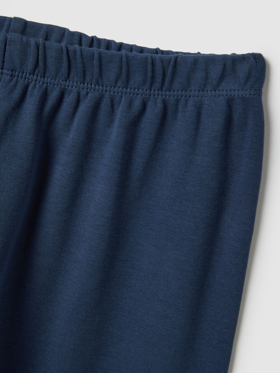 Pigiama da bambino in misto cotone multicolor regular fit con stampa_3