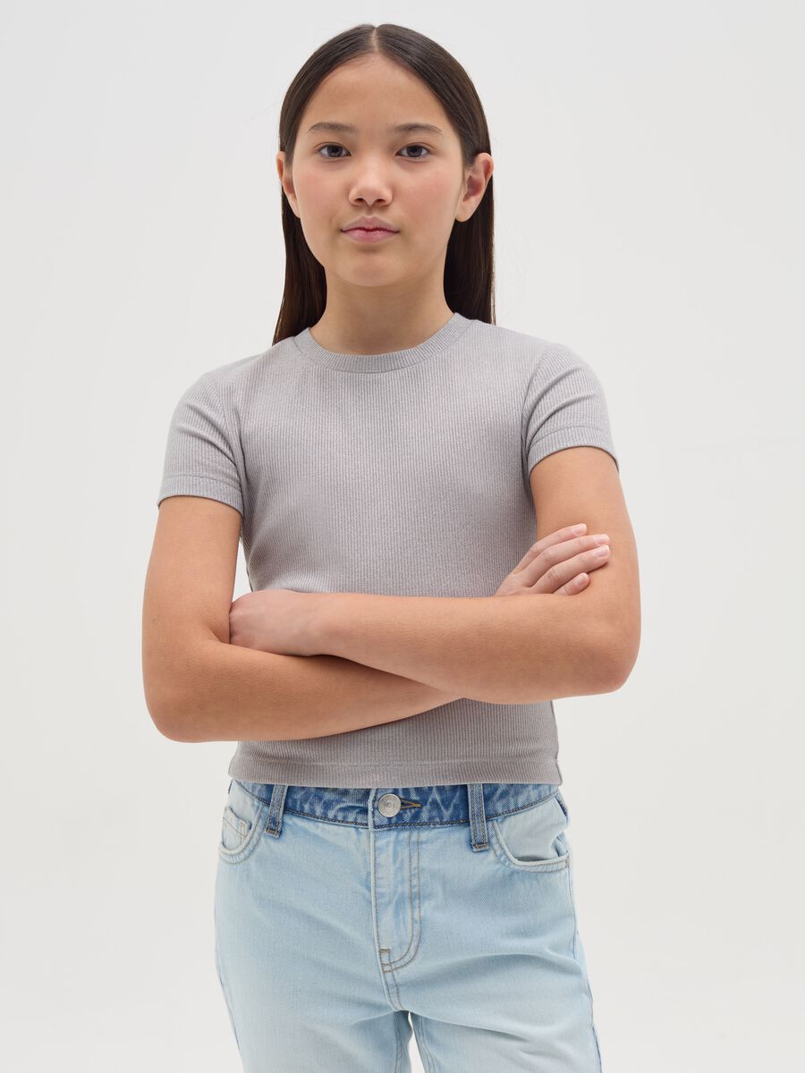 T-shirt in lurex_0