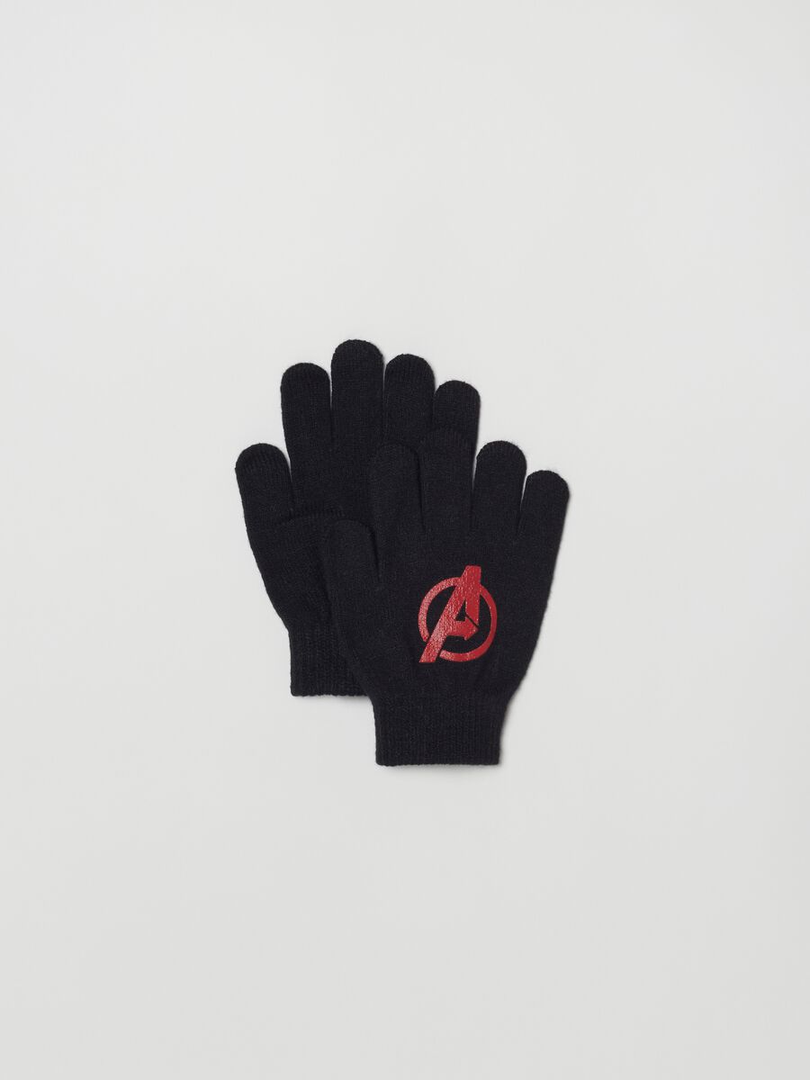 Guanti con stampa logo Avengers_0
