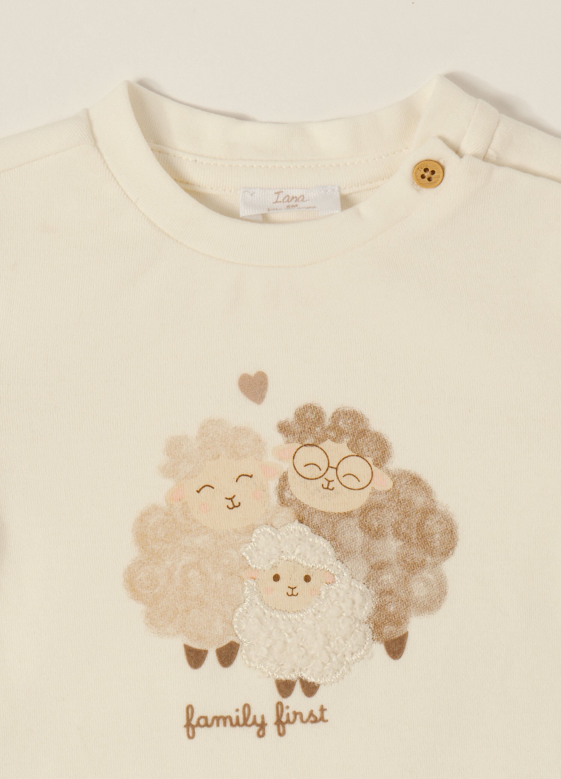 White and beige newborn set
