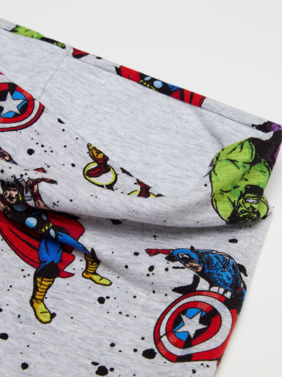 Jersey neck warmer with Superheroes print_1