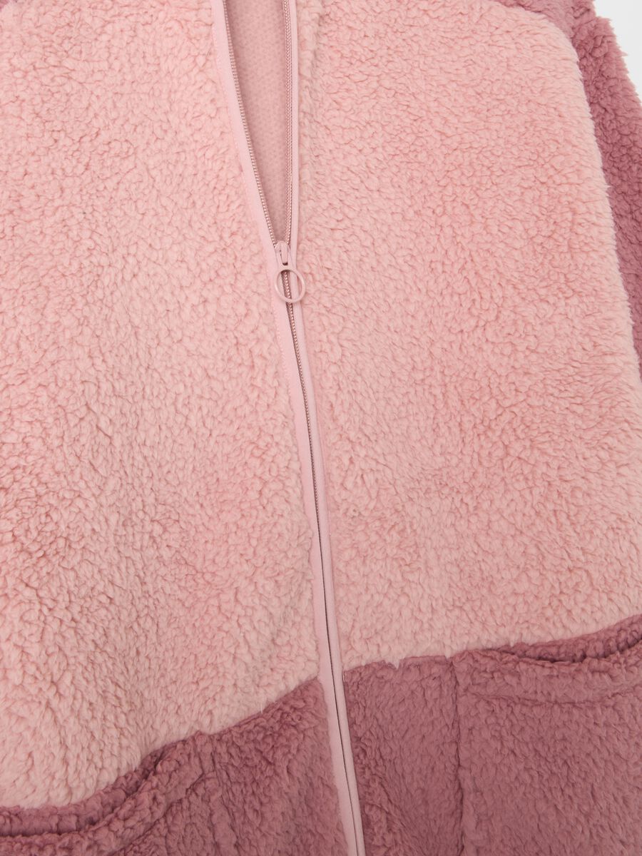 Vestaglia rosa con tasche_1