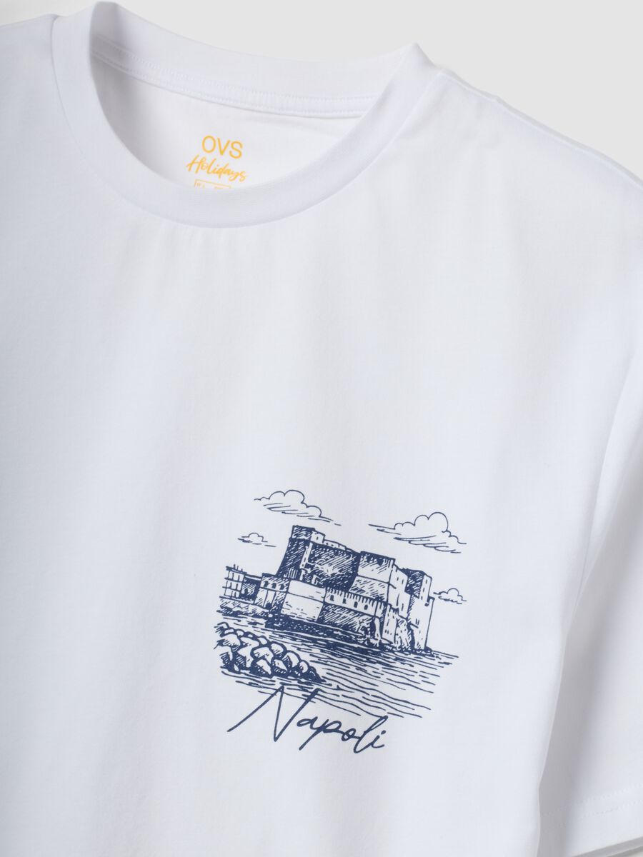 Men&rsquo;s white short-sleeve pure cotton T-shirt, regular fit_5