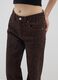 Brown pure cotton baggy jeans_3