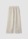 Beige pure linen regular-fit trousers_4