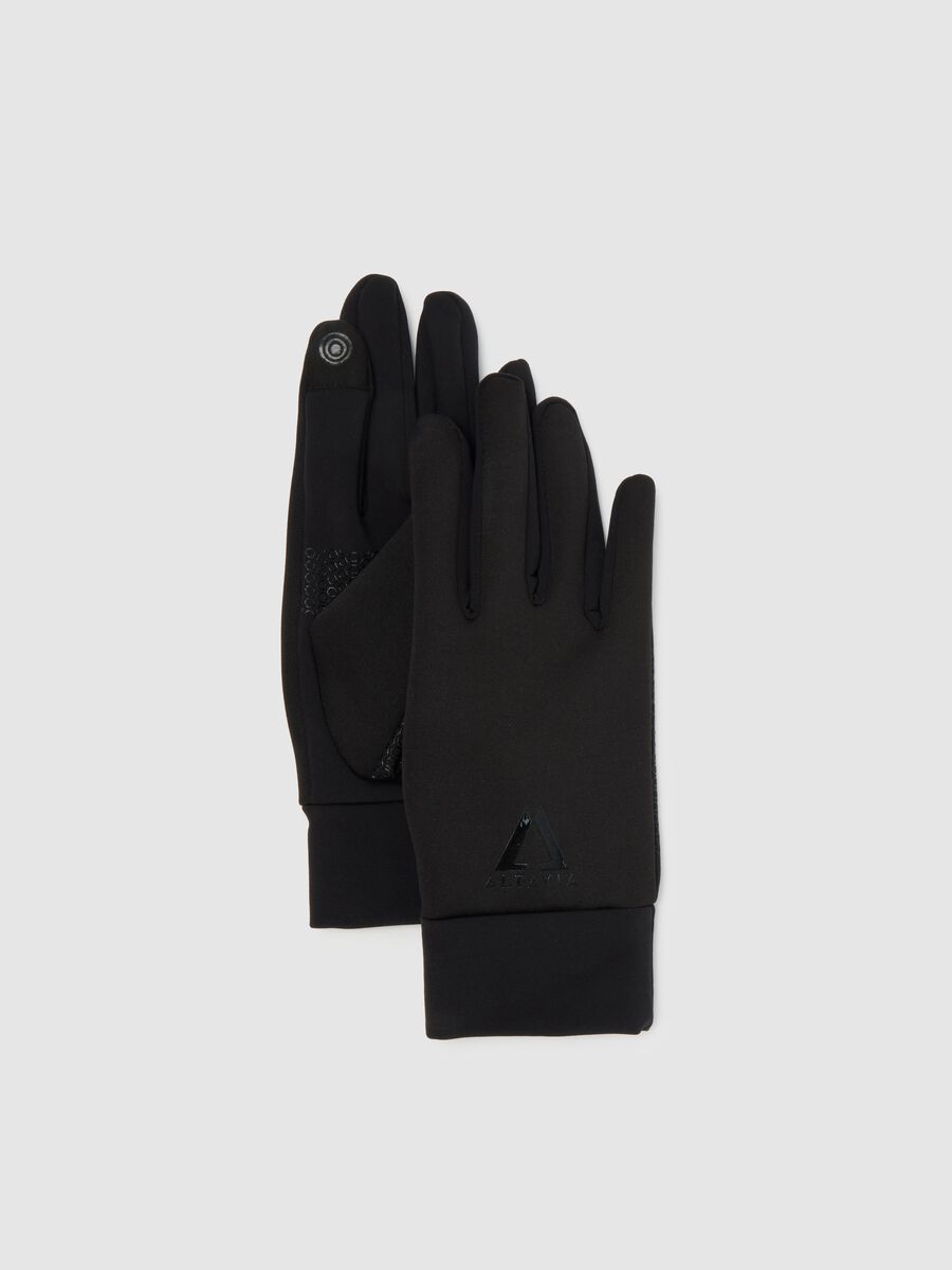 Lightweight technical fabric gloves ALTAVIA WITH DEBORAH COMPAGNONI_0