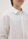Boy's white cotton-linen blend shirt with regular fit_1