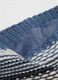 Blue acrylic striped scarf_1