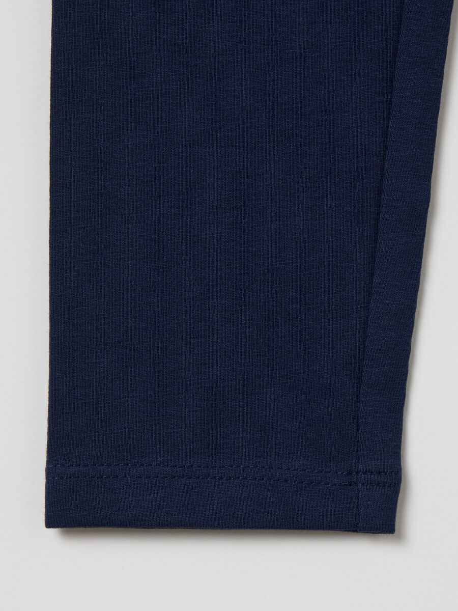 Two-pack leggings in stretch cotton_2