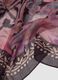 Purple pure modal scarf with floral print_2