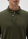 Green regular fit stretch cotton polo_3