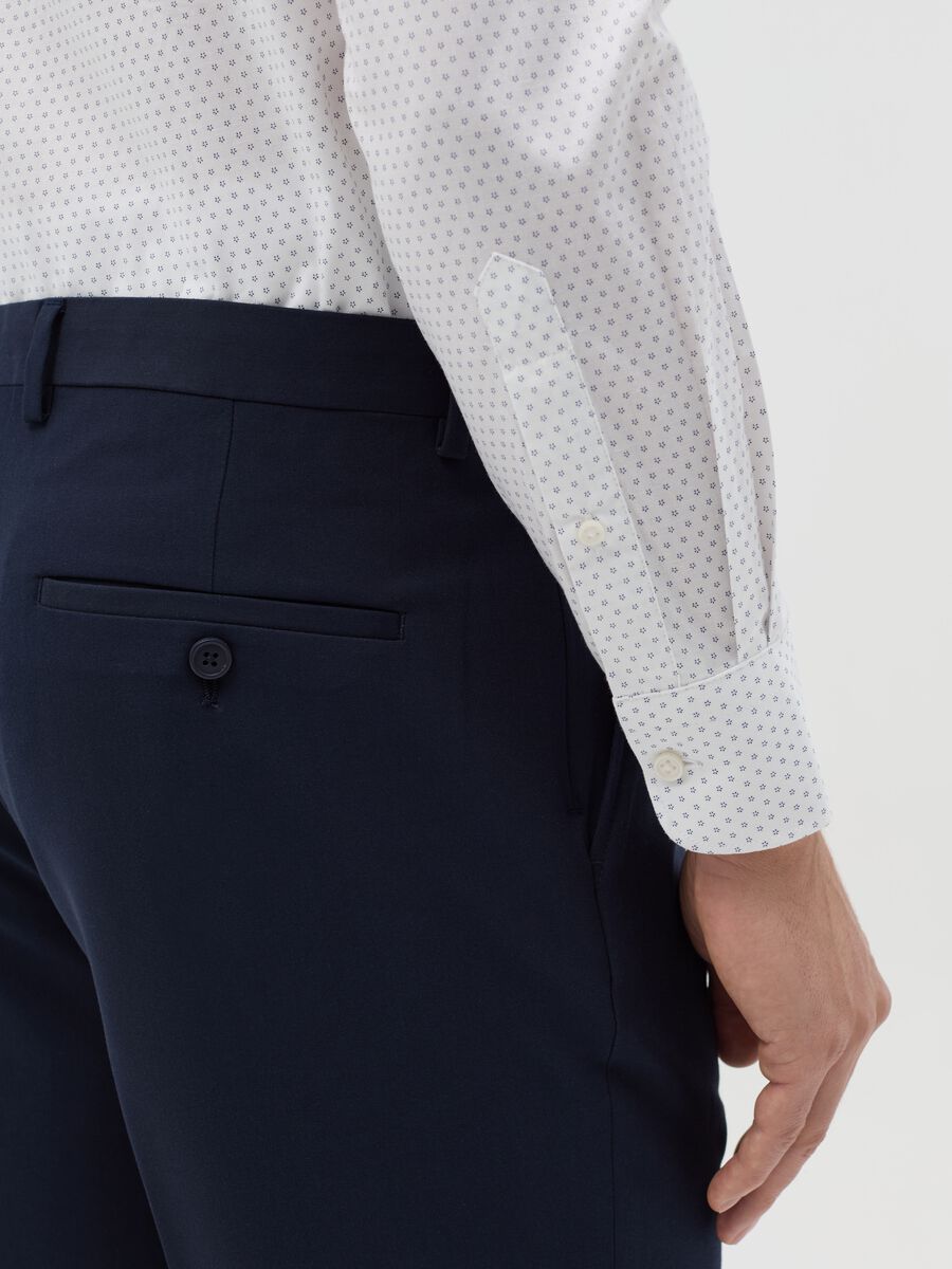 Regular-fit shirt with micro print_3