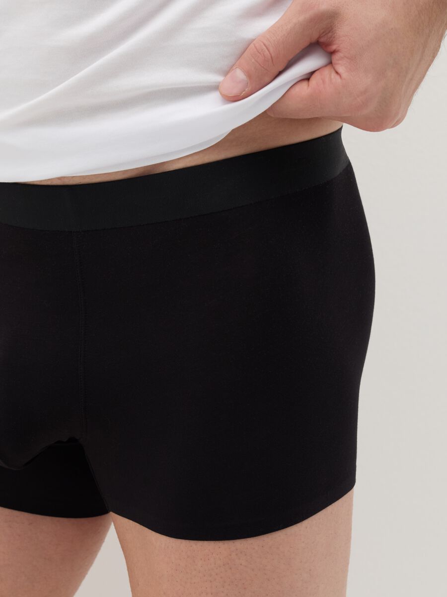 Two-pair pack midi boxer shorts in stretch modal_2