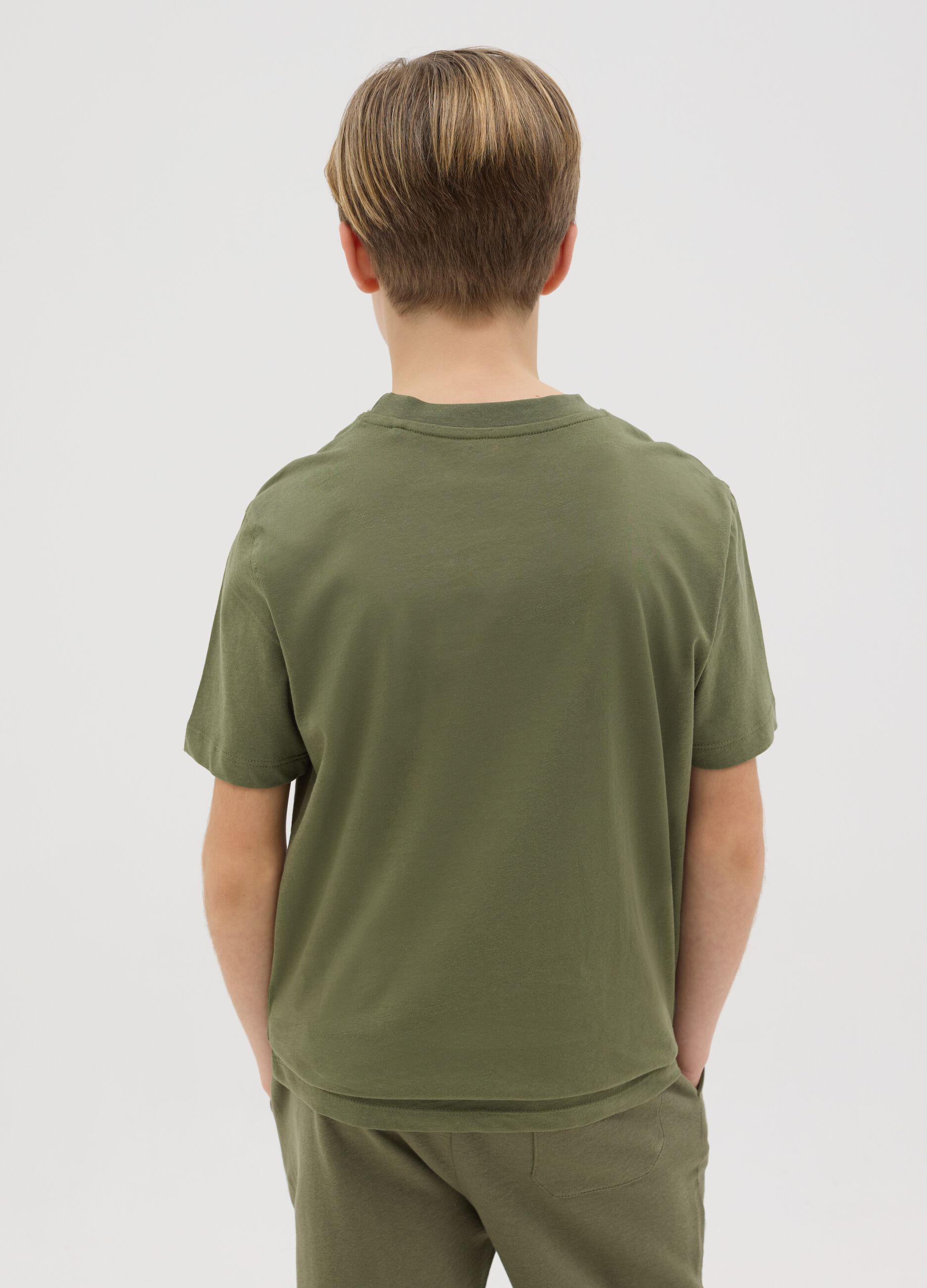 Cotton T-shirt with print