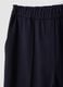 Jogger The Iconic Pants blu wide leg in viscosa elasticizzata_5