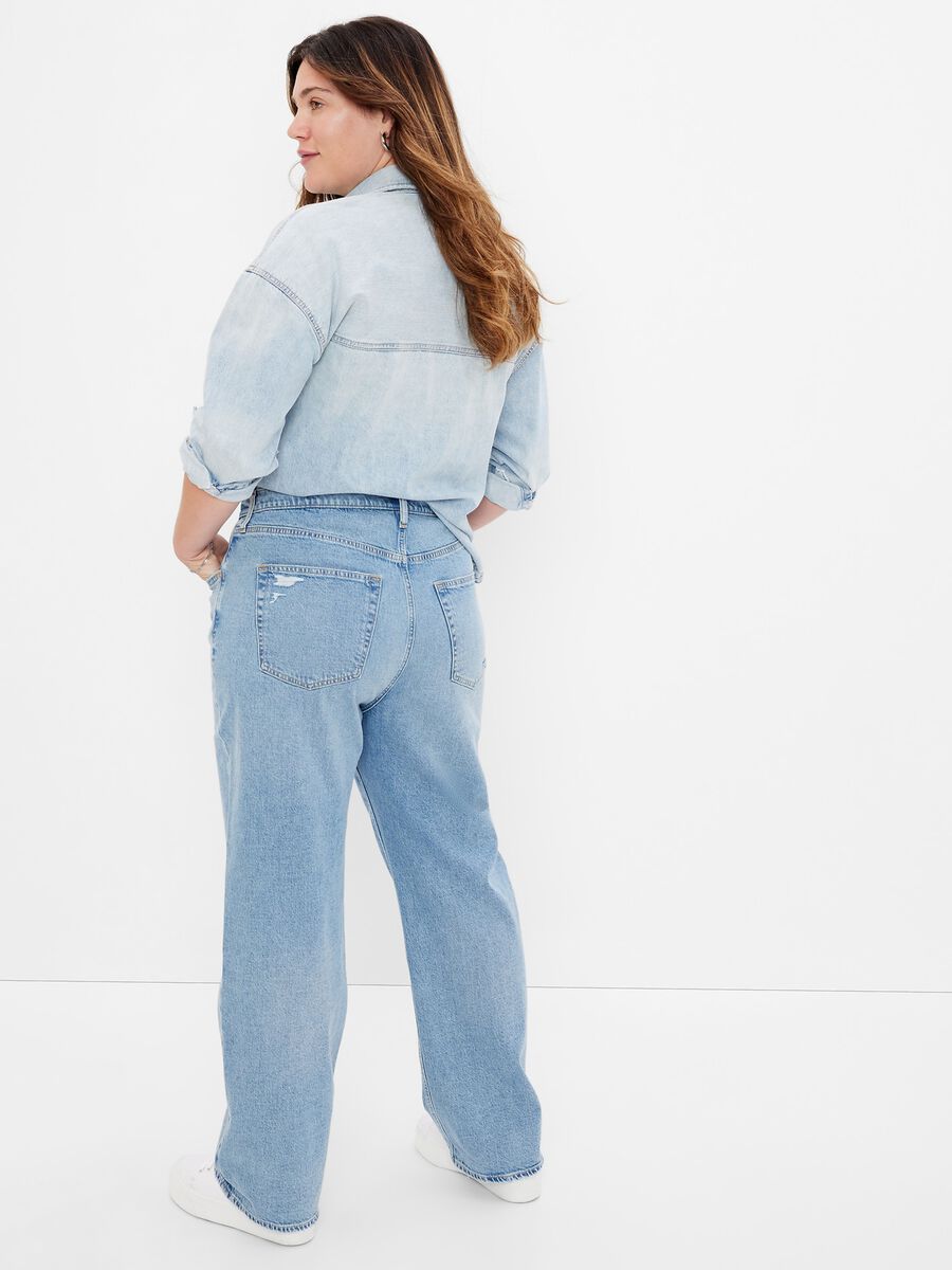 Loose-fit jeans with rips_4