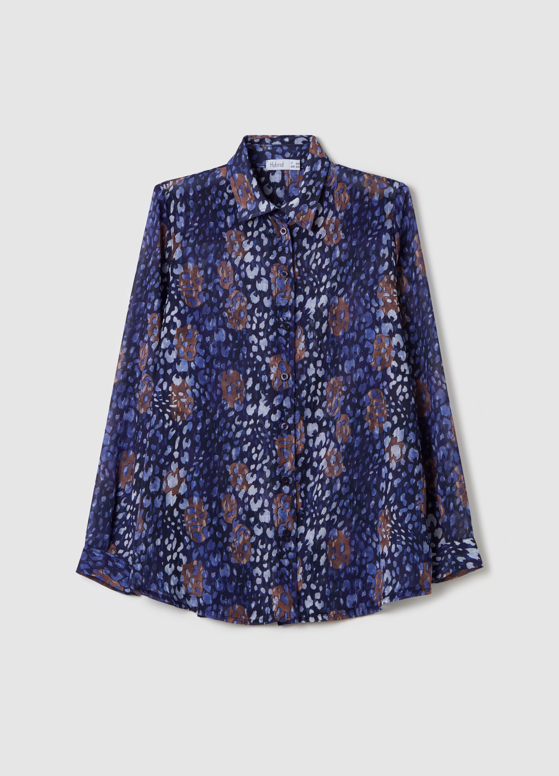 Camicia con stampa fantasia