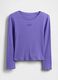 Purple Long-Sleeve Cotton T-Shirt_2
