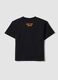 Black short-sleeved pure cotton T-shirt_1