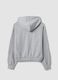 Grey organic cotton hooded sweatshirt_1
