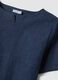 Blue stretch cotton blouse_1