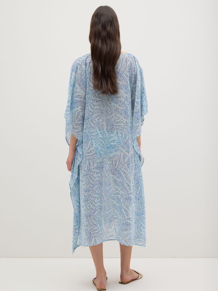 Women's Long Multicolour Blend Kaftan_3