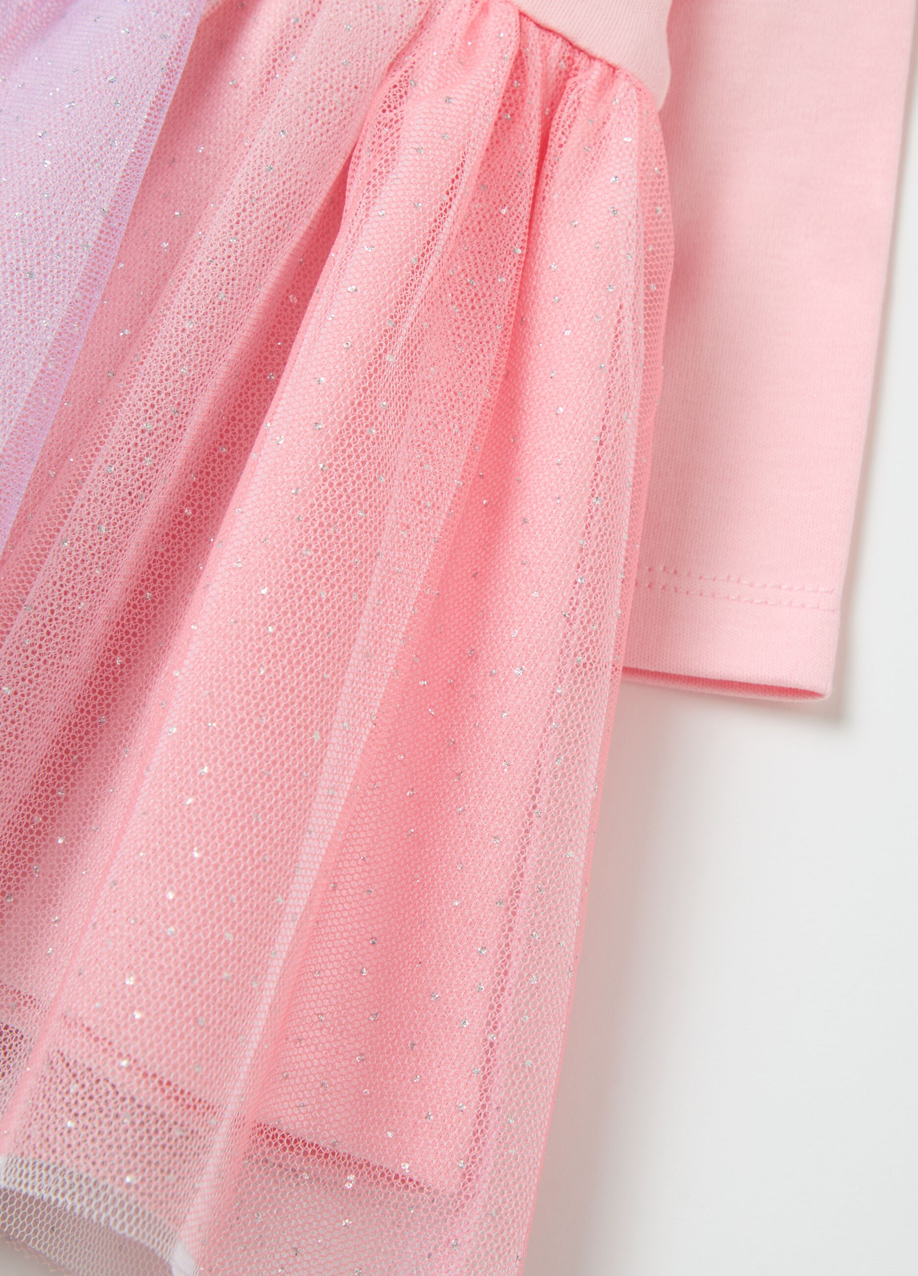"Colorful Life" dress with tulle skirt
