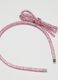 Pink girls' headband with bow_2