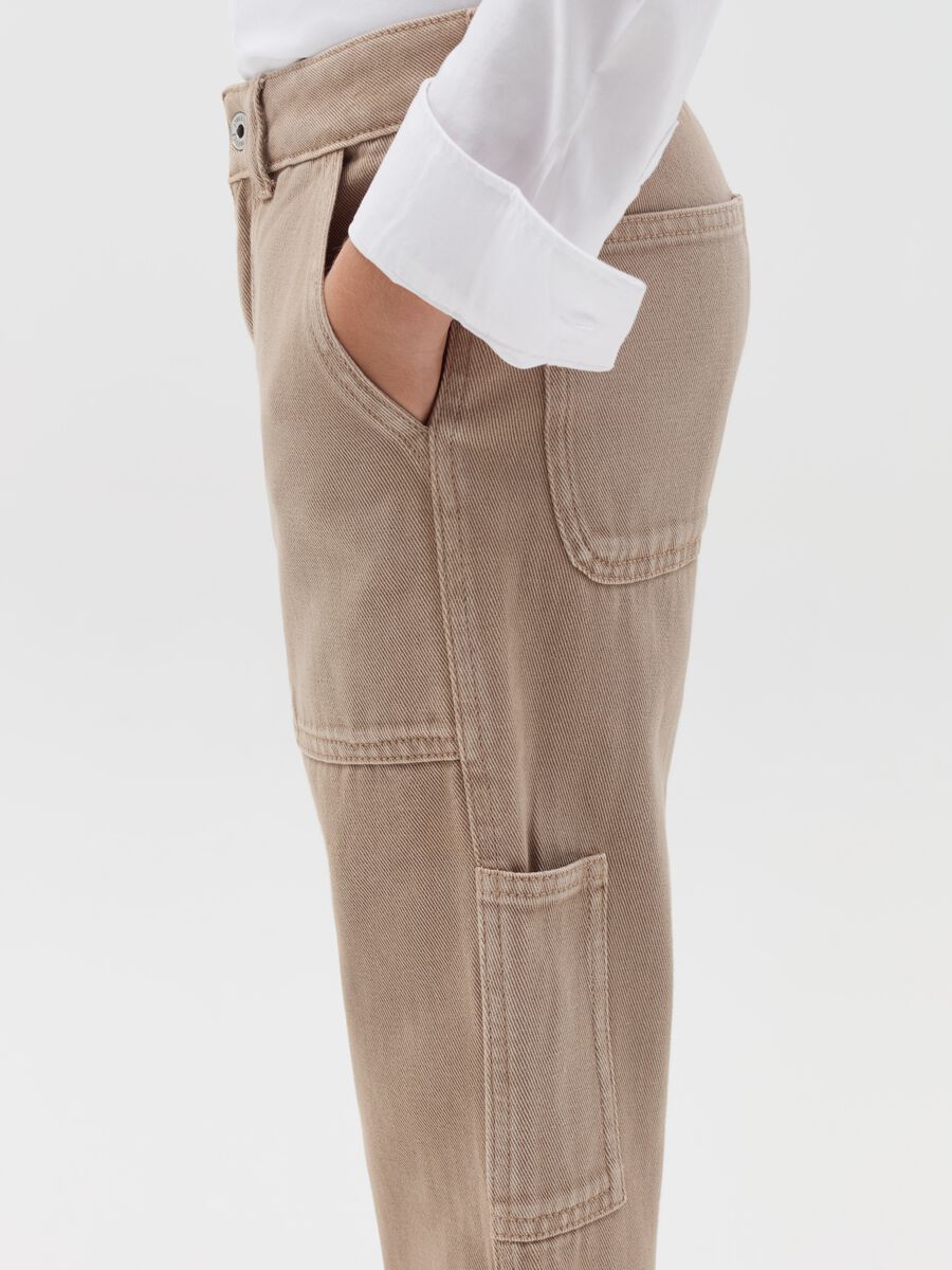 Worker trousers in cotton_2