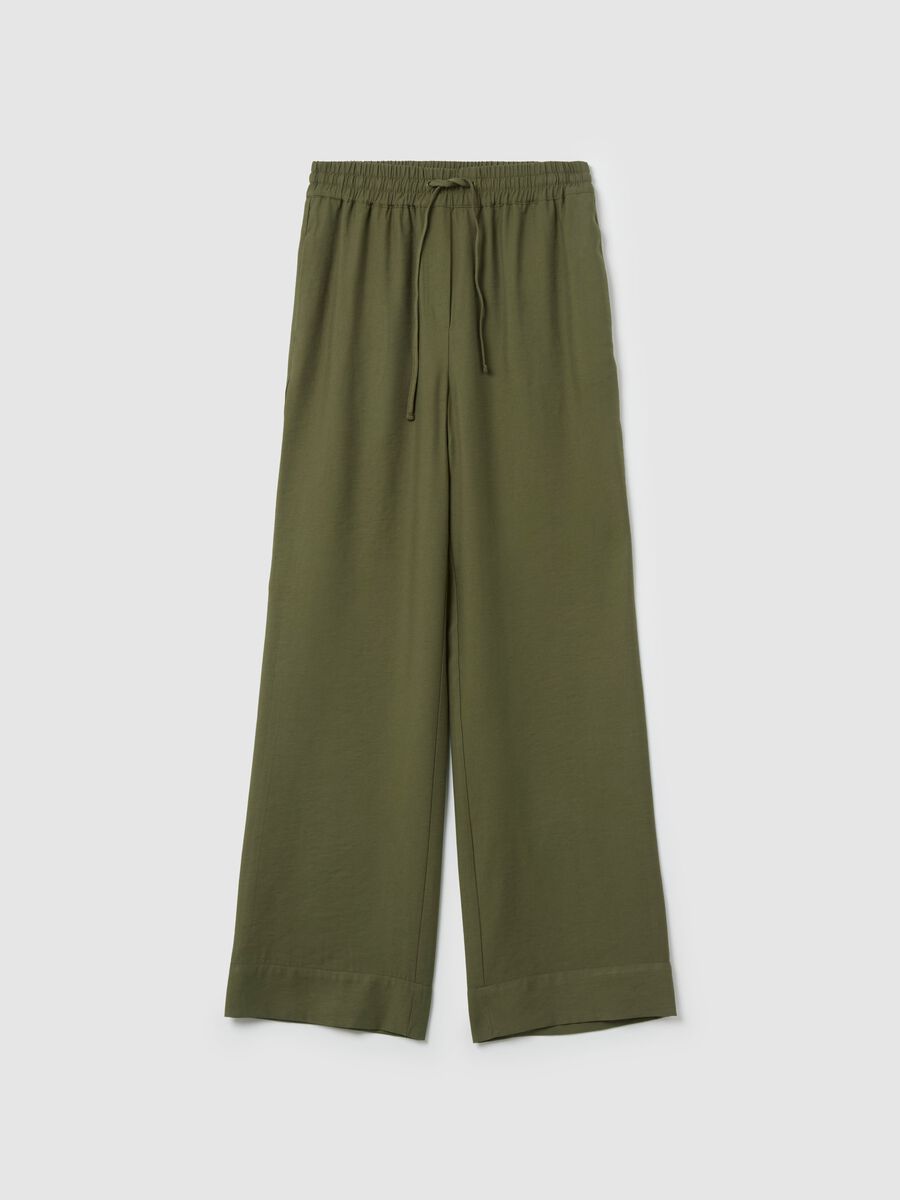 Fluid trousers with drawstring_4