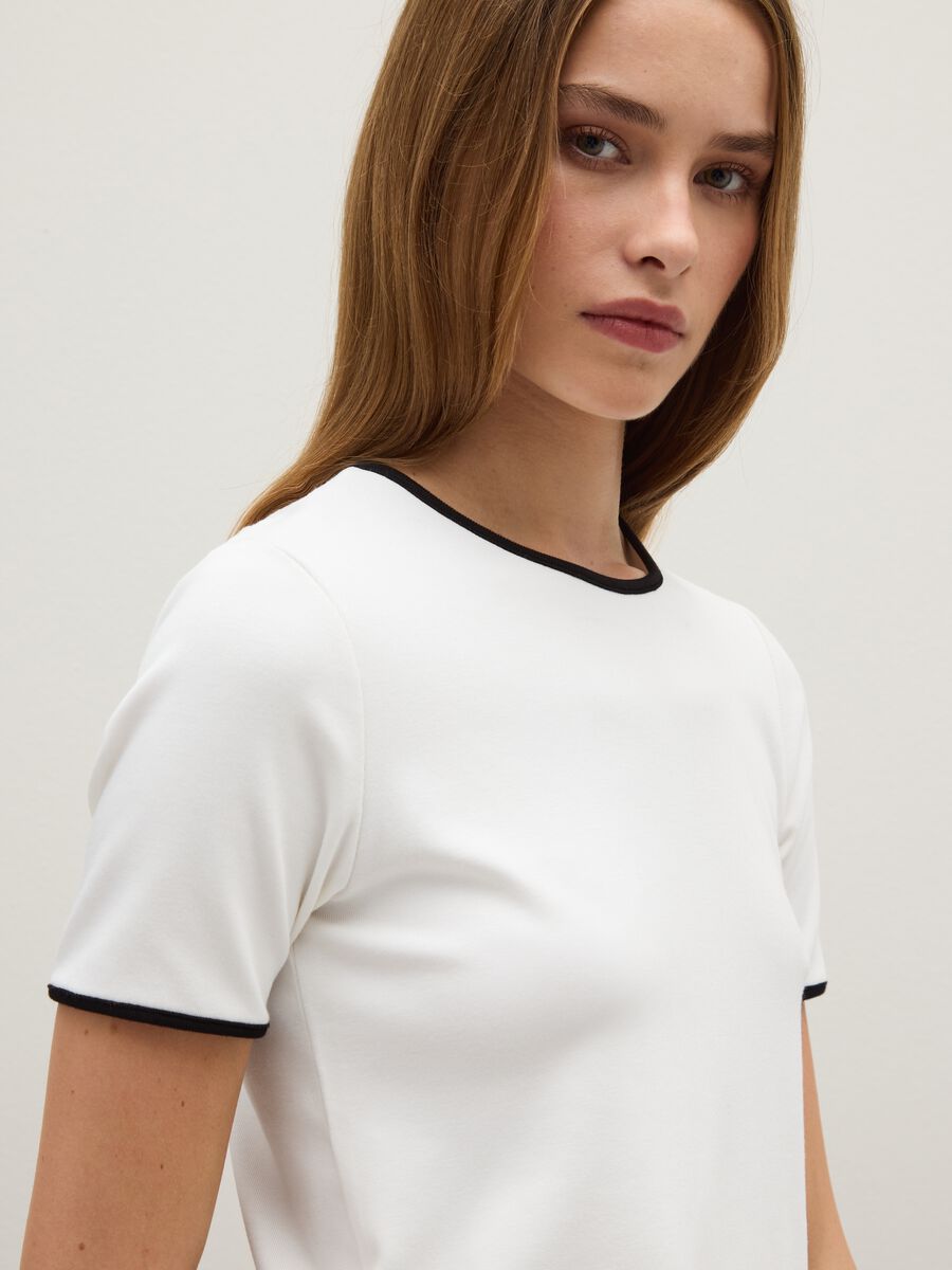 T-shirt bianca regular fit_0