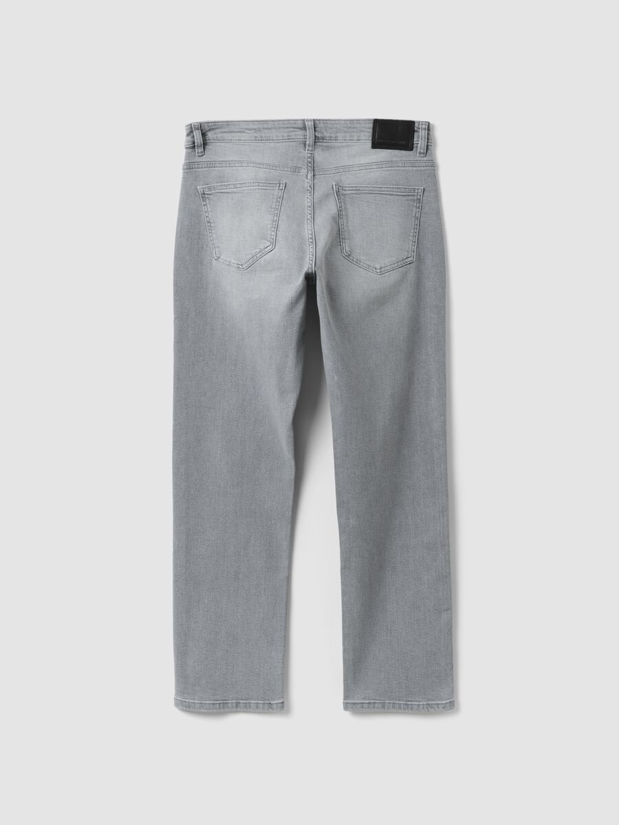 Grey stretch cotton jeans_5