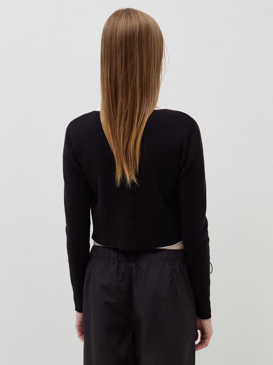 Ribbed crop cardigan_3