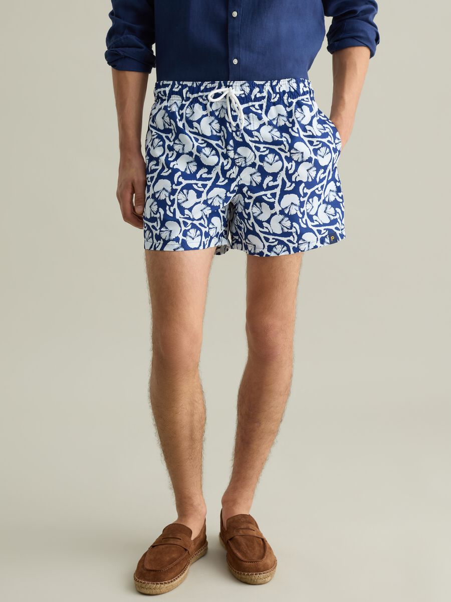 Men’s boxer shorts in multicolour mixed fabric with regular fit_1
