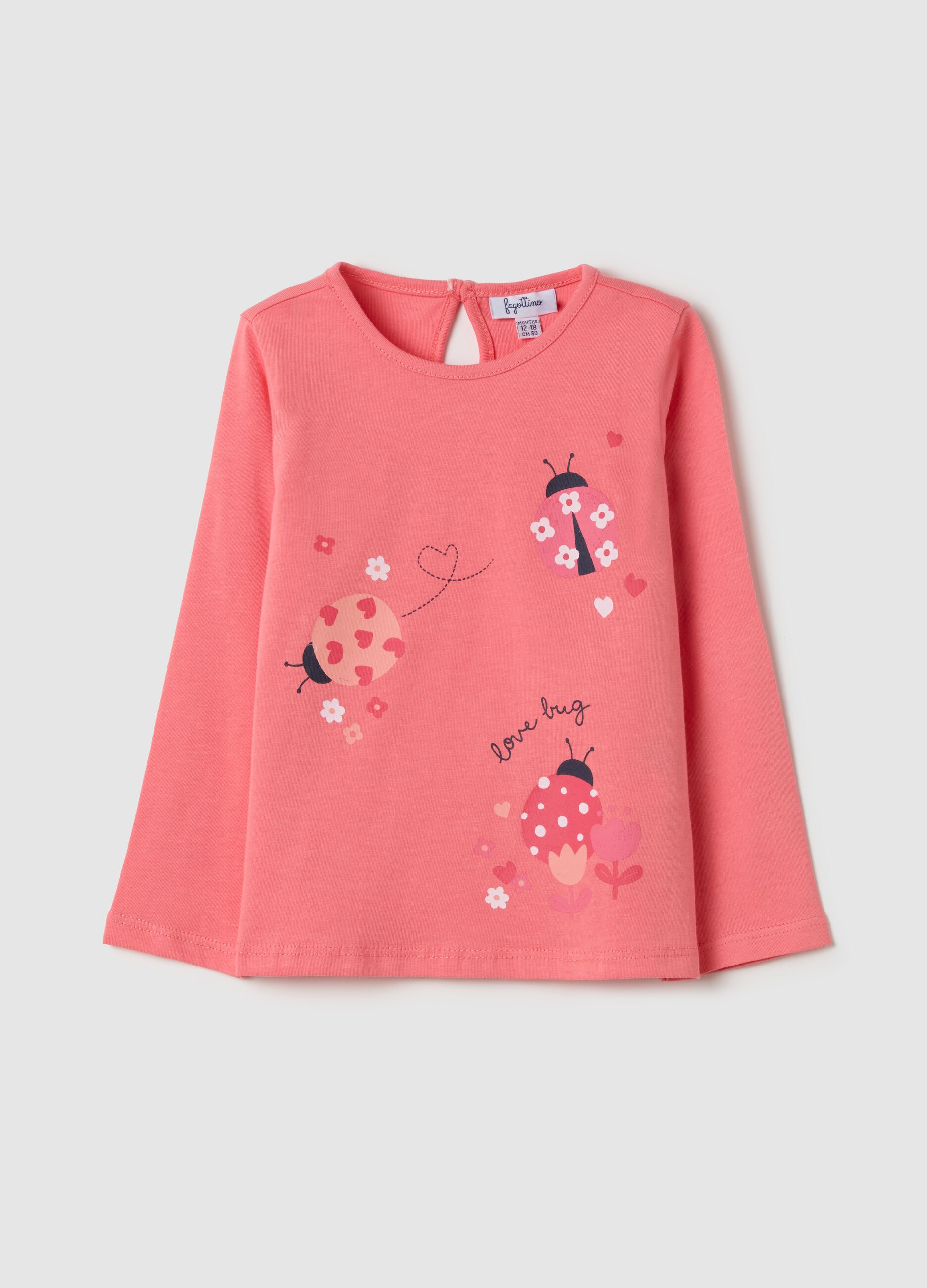 Long-sleeved T-shirt with print