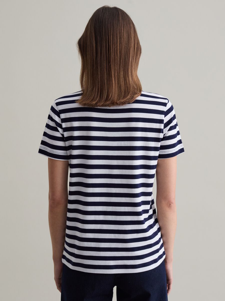T-shirt in cotone Supima a righe_2