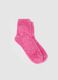 Soft and comfortable pink socks_0