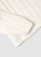 White regular fit sweater with jacquard pattern and vulcan collar_5
